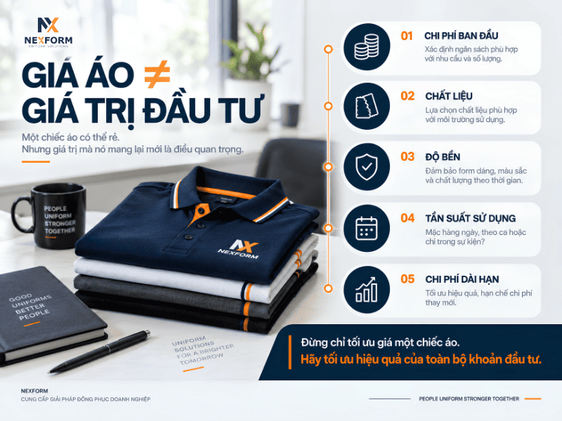 Chi phí đồng phục doanh nghiệp và giá trị đầu tư dài hạn