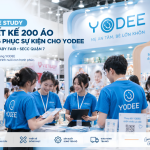 Thiết kế 200 áo đồng phục sự kiện YODEE tại Vietbaby Fair – SECC Quận 7