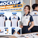 Mockup đồng phục là gì? Minh họa thiết kế áo polo mặt trước, mặt sau, logo và màu sắc